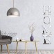 Zonon 3D Home Sign Acrylic Mirror Wall Decor Stickers Family Farmhouse Wall Decals for Home Living Room Bedroom Decoration 46 x 10 Inch Silver
