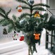 30pcs Christmas Mini Ornaments Small Resin Christmas Ornaments for Mini Christmas Tree Decorations