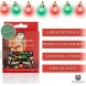 BEARDAMENTS Beard Lights The Original Light Up Beard Ornaments 16pc Colorful Christmas Facial Hair Baubles for Men in The Holiday Spirit with Clip for Easy Beard Attachment