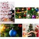Bstgifts 24ct Christmas Ball Ornaments Shatterproof Christmas Decorations Tree Balls for Holiday Wedding Party Decoration Tree Ornaments Hooks Included Orange 1.57- 40mm
