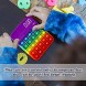 Calculator Decompression Toy,Dimple Calculator Stress Decompression Toy,Autism for Kids Adults Silicone Calculator Pressure Relieving Toys,Adults Anxiety Stress Reliever Gift for Kids Teens