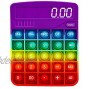Calculator Decompression Toy,Dimple Calculator Stress Decompression Toy,Autism for Kids Adults Silicone Calculator Pressure Relieving Toys,Adults Anxiety Stress Reliever Gift for Kids Teens