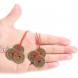 Chinese Fortune Coins Feng Shui Coins I-Ching Coins Traditional Coins with Red String for Wealth and Success 5 Styles 10