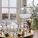 Creative Hobbies Round Clear Plastic Ball Ornaments 83mm Pack of 12