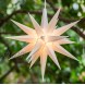 Elf Logic 21 Large White Moravian Star Hanging Outdoor Christmas Star Light Use as Holiday Decoration Porch Light 3D Fixture Advent Star 21 Inch Assembly Required LED