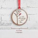 Lola Bella Gifts Cardinal Memorial Wooden Handmade Ornament and Red Feathered Soul Poem Card with Box I Am Always with You Sympathy Grief Gift
