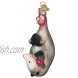 Old World Christmas Ornaments Blossom Opossum Glass Blown Ornaments for Christmas Tree