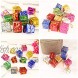 Tinksky 24pcs Christmas Tree Small Gift Boxes Hanging Decorations Ornaments Party Favors Random Color