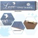 3 Pieces Rustic Wood Sign Wall Decor Live Love and Laugh Quote Sign Farmhouse Wall Mount Decoration for Home Office Wedding Kitchen and Living Room 12 x 3 x 0.2 Inch Blue Series