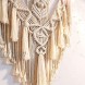 ANROYE Macrame Boho Wall Hanging Decor Geometric Woven Tapestry Chic Cotton Handmade Bohemian Art with Long Tassel Large Craft Ornament for Dorm Home Bedroom Apartment Room Decoration