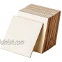 DECORKEY 4IN Unfinished Wooden Squares 30 PCS Wood Cutouts Slices for DIY Crafts Painting Scrabble Tiles Coasters Pyrography Decorations
