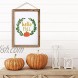 Farmhouse Wall Decor Signs with 10 Interchangeable Sayings Easy to Hang 11x16” Large Rustic Wood Picture Frame for Fall Decoration and Holiday Home Decorations Fall Decor for Your Home