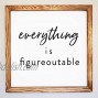 InsightOut Motivational Office Signs Positive Quotes Wall Decor 12x12” Positive Signs Office Decor Wall Hanging Sign for Entryway Living Room Bedroom Kitchen Office Figureoutable 1pc 12x12