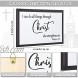 Inspirational Wooden Hanging Wall Plaque Christian Wall Art I can do All Things Through Christ who Strengthens me Religious Wood Bible Verse Sign Decor for Living-room Bedroom 10 x 6 x 0.2 Inch