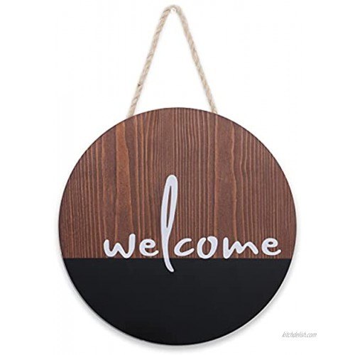 Onyx Haus Welcome Sign Front Porch Welcome Sign Wooden Welcome Sign Rustic Welcome Door Hanger Welcome Sign for Front door hanging decor Housewarming Gift