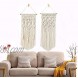 WUWEOT 2 Pack Macrame Woven Wall Hanging Boho Chic Handmade Geometric Art Home Decoration for Apartment Bedroom Living Room Gallery
