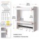 Bathroom Shelves with Towel Bar Hanging Bathroom Shelving,Towel Shelves for Floating Bathroom Shelf Over Toilet Spice Rack Wall Mount Standing Towel Rack Floating Towel Shelves for Living Room