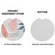 Avamie Car Coasters 4 Pack Car Cup Holder Coasters Absorbent Ceramic Stone Coasters for Car 2.56 inch Modern Abstract Design for Men and Women