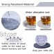 Coasters for Drinks Handmade Braided Coaster Set 4.3 Inch Thicken Heat Insulation Coasters for Drinks Absorbent