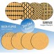 Coasters Set of 12– 100% Natural Coasters for Drinks Drink Coasters for Daily Use – Cork Coasters Coasters for Wooden Table Super Absorbent Coasters Coaster Set for Gifts Pack of 12