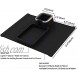 Couch Cup Holder Coasters for Sofa ,Silicone Couch Anti-Spill Tray Drink Arm Table Armrest Remote Control and Cellphone Organizer for Chair and Recliner（Black）