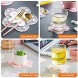 Finphoon Cherry Blossom Cup Coaster,2 PCS Non-Slip Insulation Sakura Coaster for Coffee Cup Beer Mug Tableware