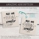 LotFancy Funny Coasters for Drinks Absorbent Set of 6 4 x 4Ceramic Coasters with 6 Sayings Square Coasters Set with Non-Slip Cork Base Bar Room Decor Housewarming Gift