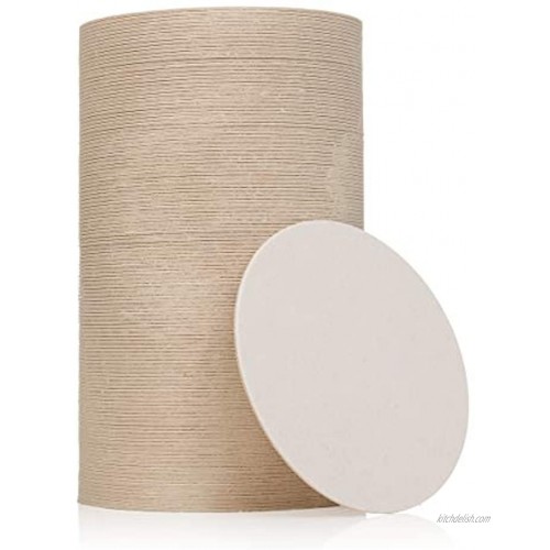 Round Plain Off White Coasters 4 Inches 125