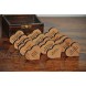 Artistic TM I Love You Gift of 15 Hearts with Beautiful Love Quotes Printed on Wooden Hearts Unique Way to say I Love You for Wife Girl Friend Husband Boy Friend
