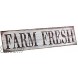 Barnyard Designs 'Farm Fresh' Retro Vintage Metal Tin Bar Sign Decorative Wall Art Signage Primitive Farmhouse Country Kitchen Home Décor 15.75 x 4