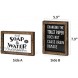 Dahey 1 Pack Farmhouse Bathroom Wall Decor 2 Sides Funny Wood Sign with Saying Toilet Paper Sign，Home Art Framed for Vintage Bath Laundry Room