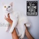 JennyGems Cats Welcome People Tolerated Wood Sign Cat Lover Decor Cat's Welcome Sign Cat Sign Cat Lover Gifts Cat Decorations Funny Cat Signs Home Decor Cat Gifts