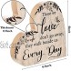 Jetec Bereavement Gift Sympathy Memorial Decor Sign Loss of Loved One Remembrance Sign Heart Memorial Present Condolence Sign Loss of Father Mother Son Sympathy Gift for Table Centerpiece Decor