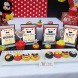 Mickey Party Sign Set of 4 8 x 10 inch Mickey Mouse Party Supplies Birthday Sign Printed in Card stock | Mickey Mouse Clubhouse Inspired Door Signs | Food Labels Disney Decorations Hot Dog Bar Decor