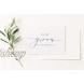 To My Bride To My Groom On Our Wedding Day Card 4x5.5 Folded White Card with Black Caligraphy with Gold Foil Lined Envelopes 2 Card Set Vow Cards Elegant Minimalist Style Wedding Cards