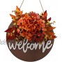 Fall Wreaths for Front Door,Fall Welcome Sign for Front Door,Fall Door Decor，Nordic Rustic Style Retro Wooden Hanging Welcome Sign,Fall Wreaths for Front Door Used for Home Front Door decoration-101