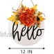 Fall Wreaths,Fall Welcome Sign for Front Door Hanging Sign for Front Porch Fall Wreaths for Front Door Decorations for Christmas,Restaurant-167