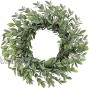 Simply Flora Artificial Wreath- Decorative Powdered Tea Leaf 12 inches
