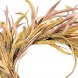 VGIA 18 Inch Fall Wreath Front Door Wreath Fall Grass Wreath with Artificial Fall Grass Artificial Wheat Heads for Autumn Harvest Autumn Wreath for Home Wall and Window