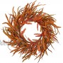 VGIA 18 Inch Fall Wreath Front Door Wreath with Artificial Fall Grass Autumn Wreath Artificial Fall Grass Wreath for Home Wall and Window with Artificial Plants