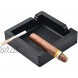 Cigar Ashtray Big Ashtrays for Cigarettes Outdoors Large Black 4 Dual-use Rest Unbreakable Silicone Cigar Ashtray for Patio Outside Indoor Home Decor