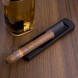 Cobber Cigar Ashtray Alloy Metal Cigar Travel Ashtray for Men and Women Home Patio and Outdoor use Black