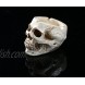 Gudessly Resin Human Skull Ashtray Home Ornaments for Scary Halloween Decorations,Decorative Skulls,Skeletons Figurines for Bar Accessories,Smoking Room Decor for Smokers