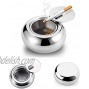 Home Ashtrays Aolzg Cigarette Ashtray for Outdoor or Indoor Use Modern Flip Top Stainless Steel Ashtray for Smokers Ash Holder Suitable for Car Tabletop Office Patio & Home Decoration Ashtray