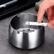 Outdoor Ashtray for Cigarettes,Stainless Steel Windproof Rainproof Ashtray for Patio Outside Home Tabletop