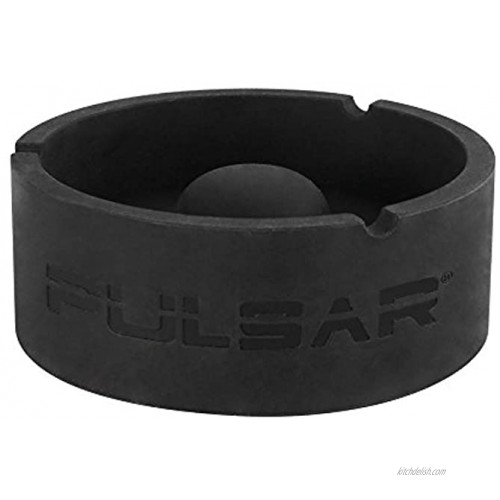 Pulsar Tap Tray Basic Silicone Ashtray 4 Assorted Colors Black
