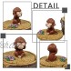 SEA or STAR Outdoor Ashtrays for Cigarettes Cute Resin Monkey Ashtray with Lid for Home and Garden