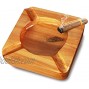 Wooden Cigar Ashtray Suitable For Terrace Outdoor Indoor Office Hotel Courtyard Solid Wood Ashtray Suitable For Cigar And Cigarette Smokers