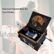 Engraved Vintage Wooden Music Box Unique Best Gifts for Birthday,Thanksgiving,Christmas N-4