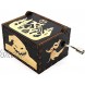 Jusitakeet The Nightmare Before Christmas Music Box Gift for Daughter Granddaughter Niece Sister Friends Wooden Engraved Music Box UZC-J-nm